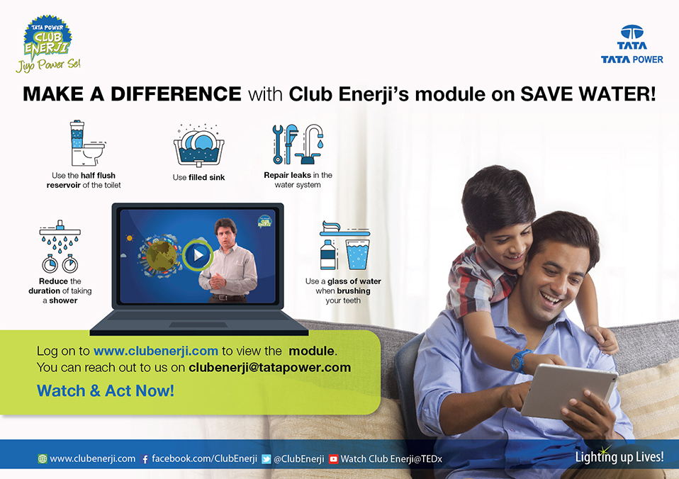 Tata Power Club Enerji's launches a module on 'Wat