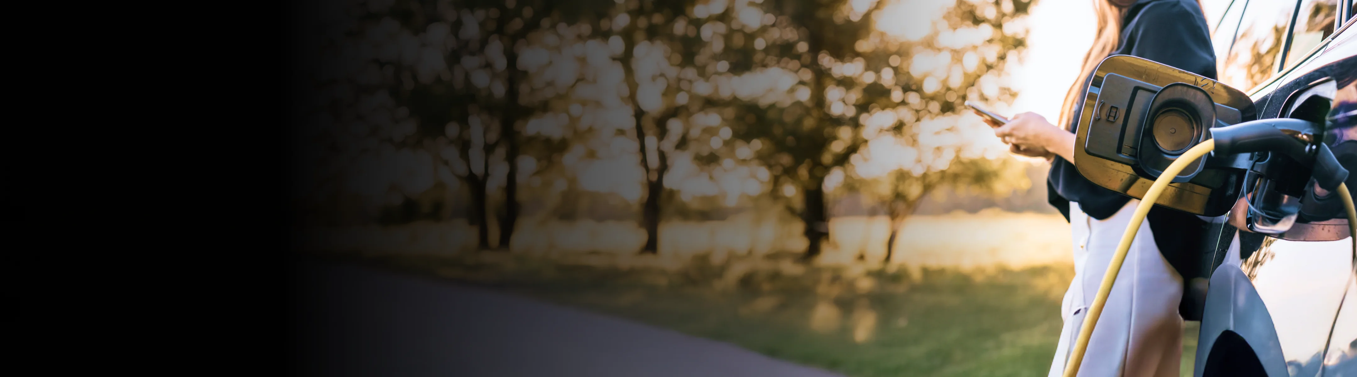 Electric vehicle charging time at outdoor station