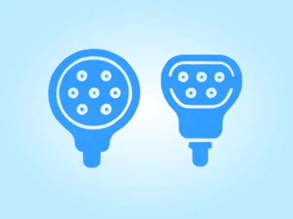 Type 2 and CCS2 EV charger connector compatibility