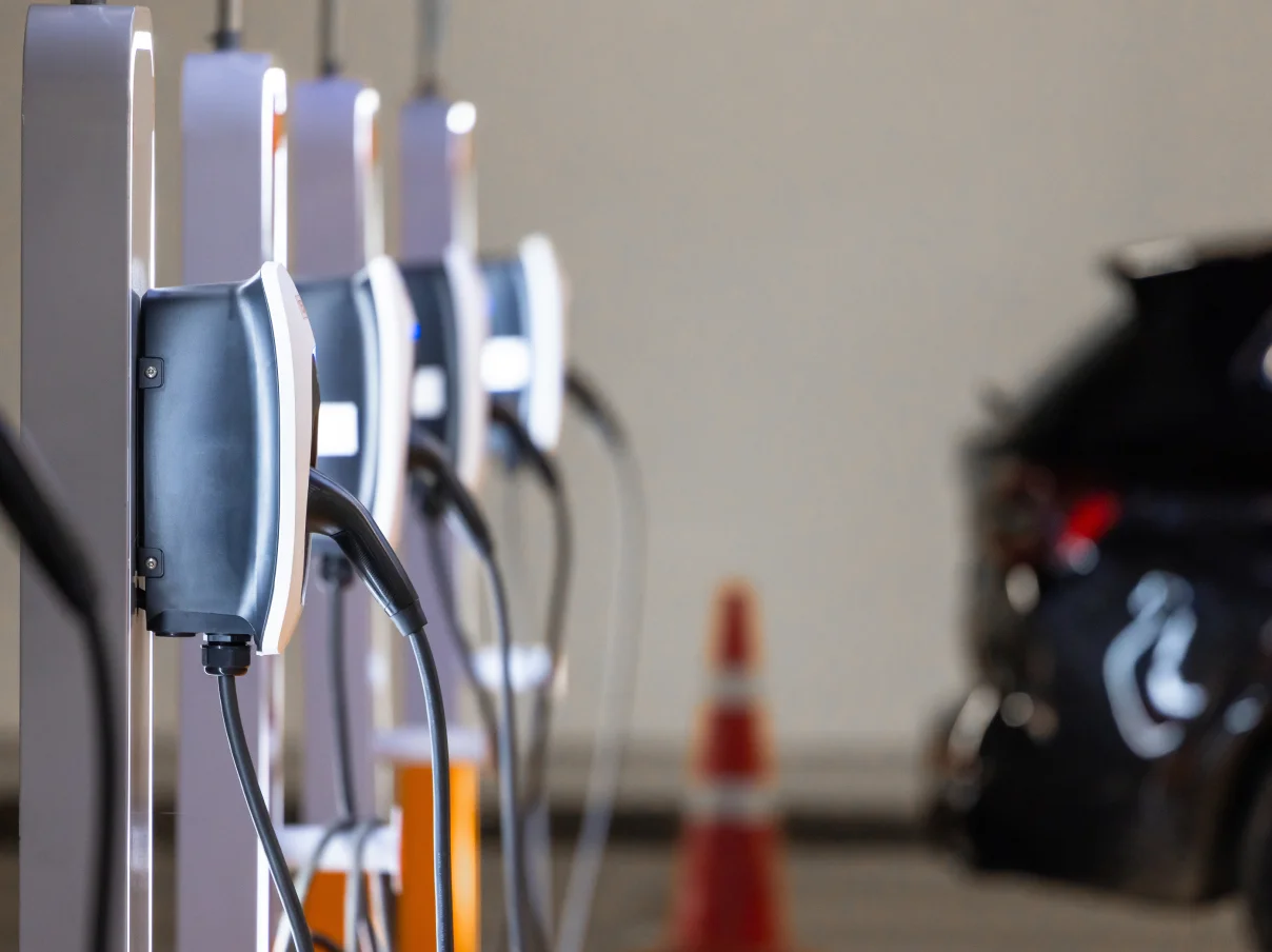 EV charging station network