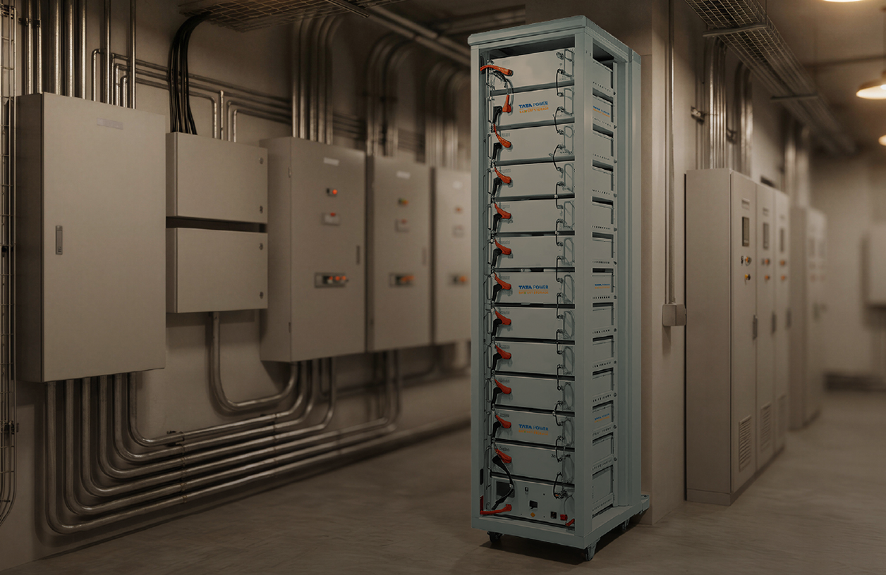 Powerhub Xtreme battery storage rack for commercial buildings