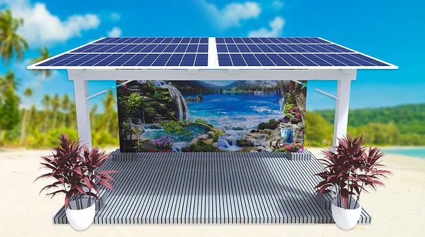Wallscape Charm solar space with decorative wall art