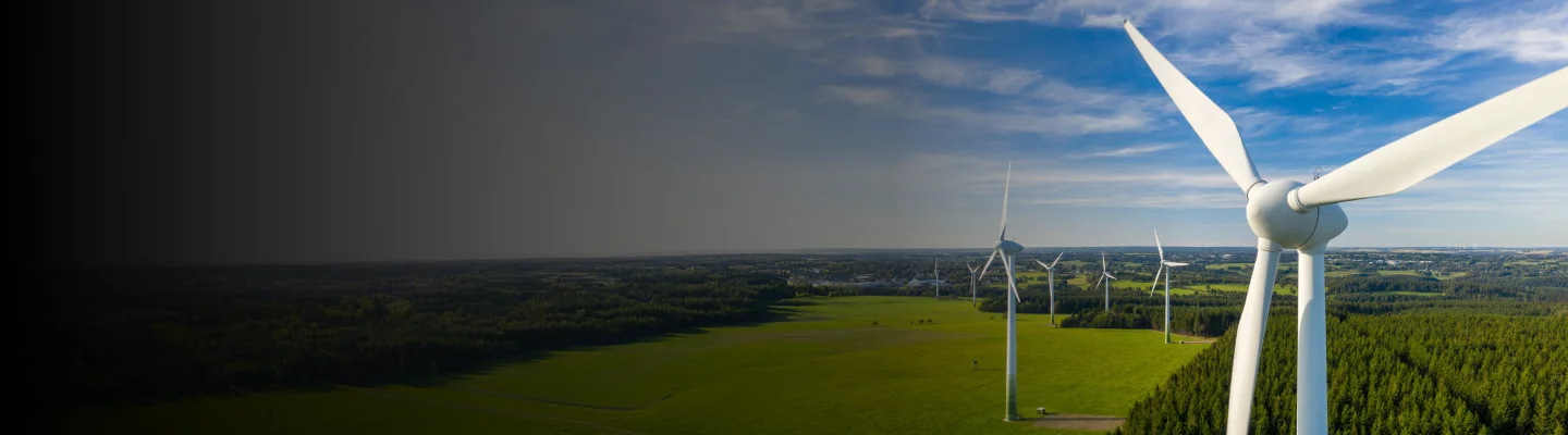 Wind turbines generating clean energy, supporting India’s green and sustainable power future
