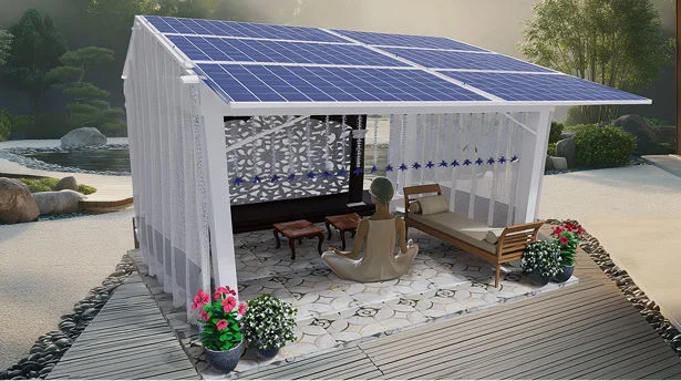  Puja Space peaceful solar space for meditation