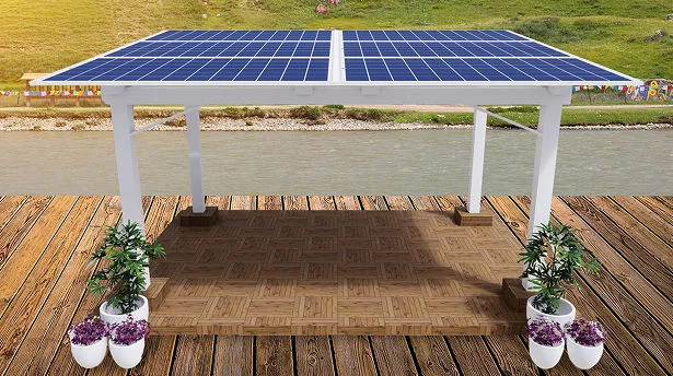 Wooden Bloom solar designer space with wooden flooring