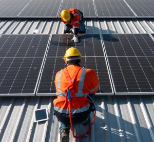 Large-scale solar power project engineered and managed by Tata Power Solar EPC team