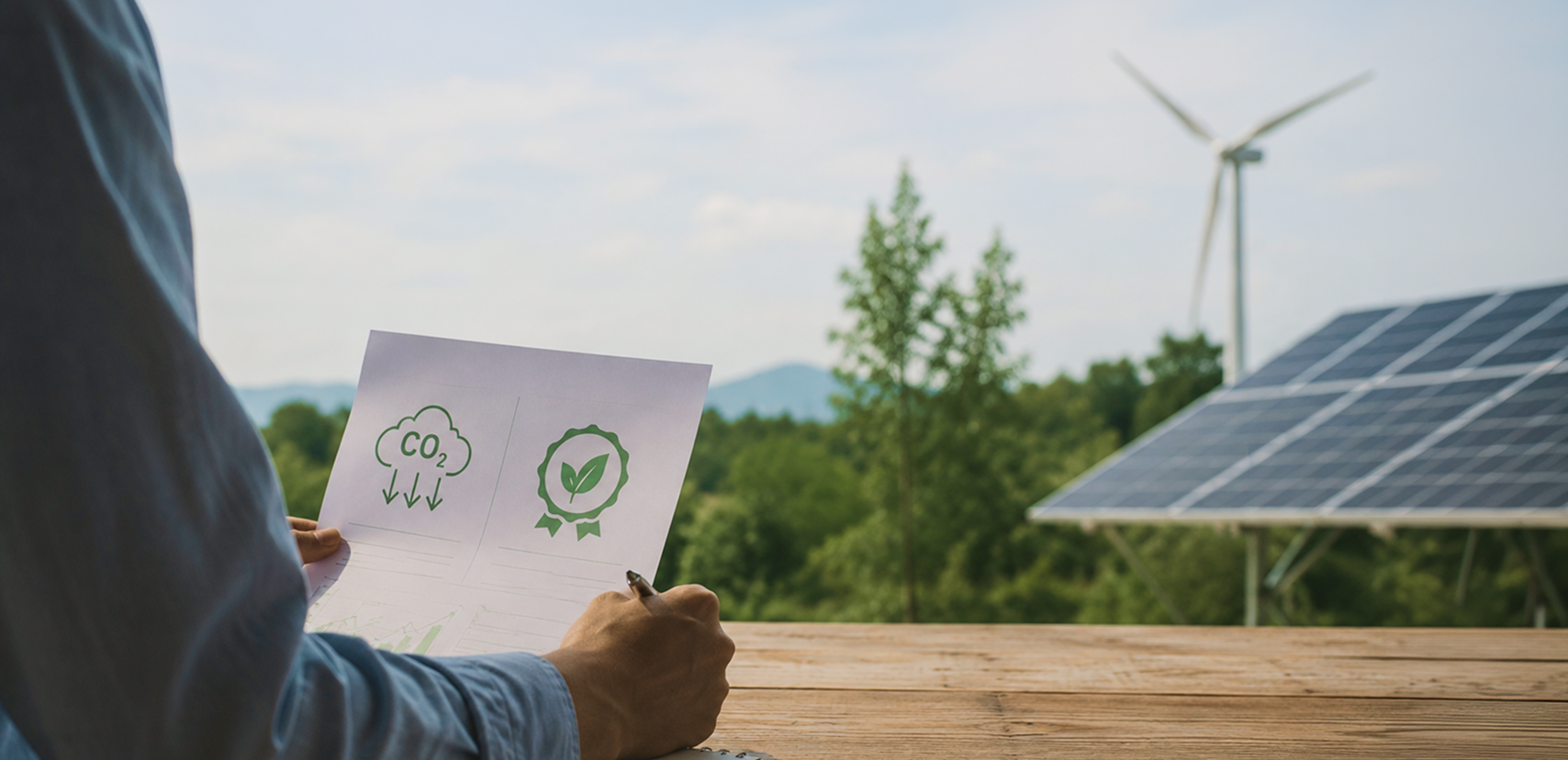 Carbon credits and RECs: verified emissions and renewable power