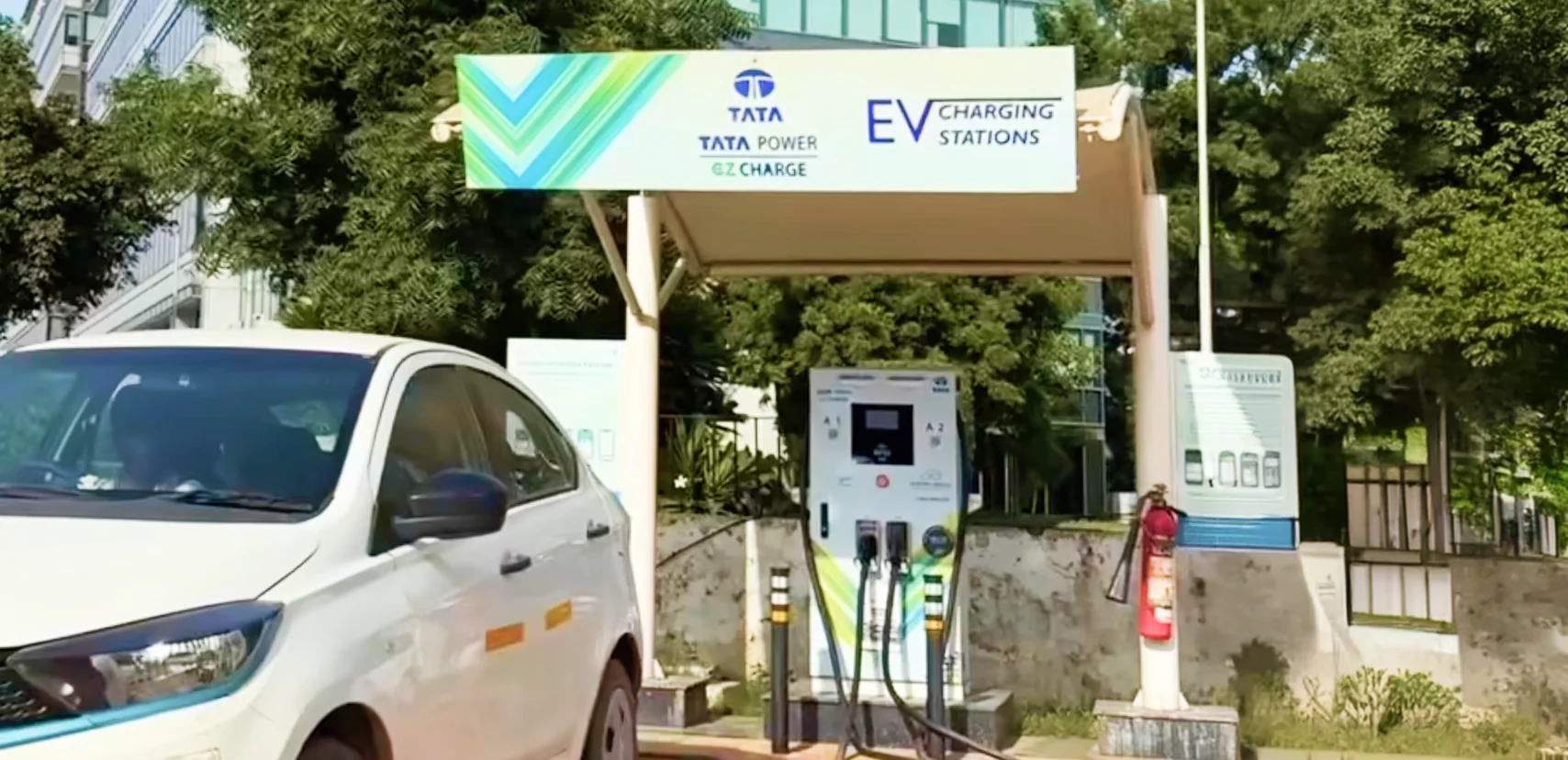 Tata Power public EV charging station