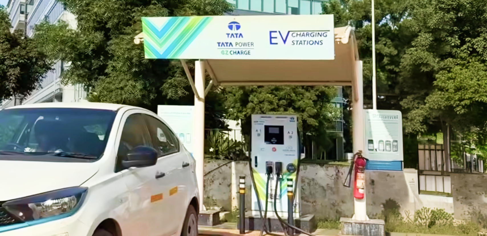 Tata Power public EV charging station