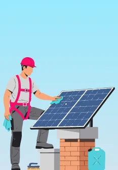 Solar maintenance ensuring stable energy output