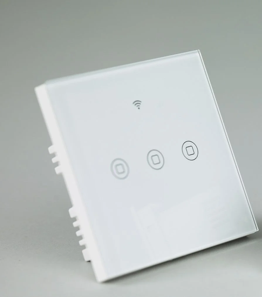 Tata Power EZ Home Smart Wi-Fi Touch Panel Switch, 3 Channel, Alexa/Google Home Enabled