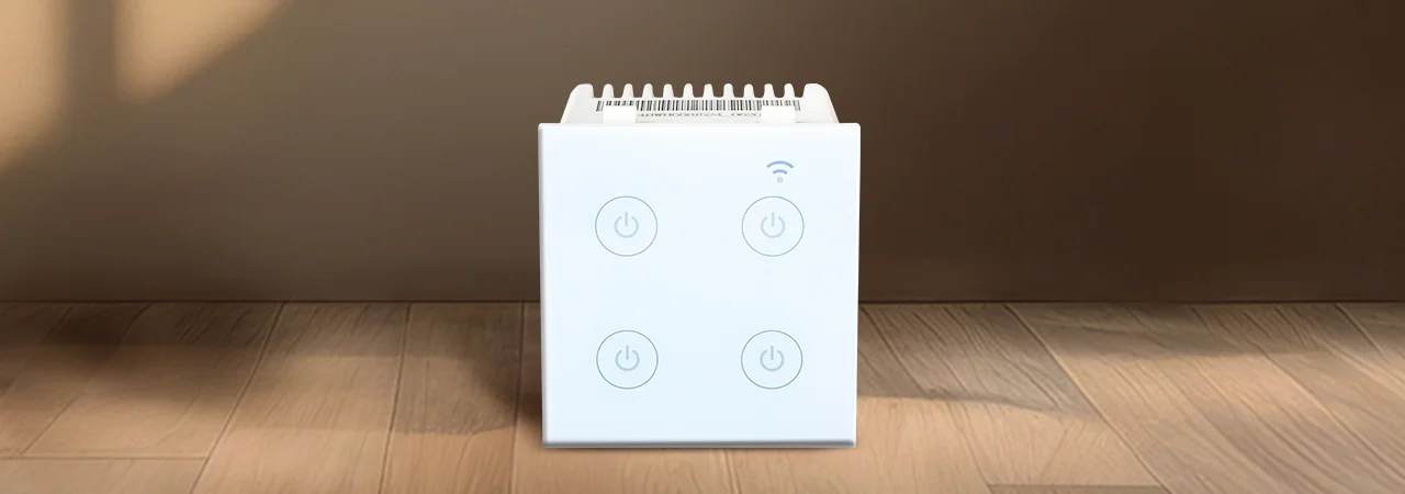 Tata Power EZ Home Wi-Fi Smart Premium Touch Switch 5A, 4 Channel Front View