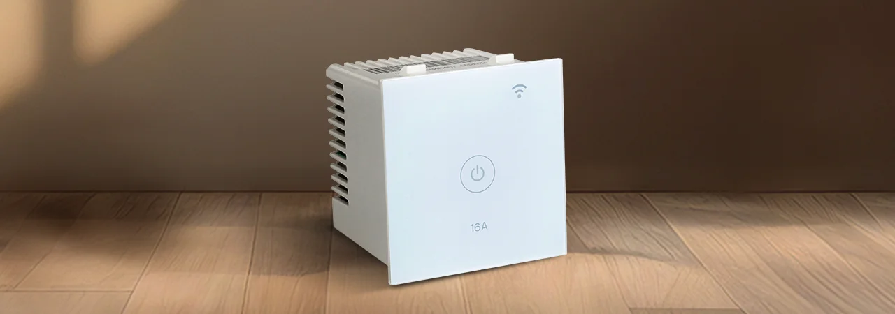 Tata Power EZ Home Wi-Fi Smart Premium Modular Touch Switch 16A Side View