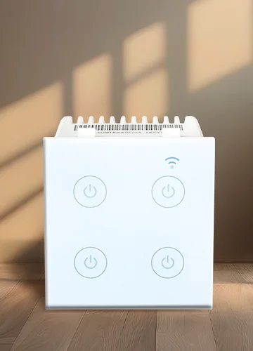 Tata Power EZ Home Wi-Fi Smart Premium Touch Switch 5A, 4 Channel Front View