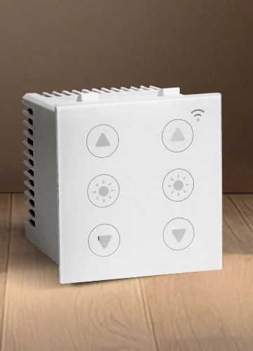 Tata Power EZ Home Wi-Fi Smart Premium Modular Touch LED Light Dimming Controller, 2 Channel Side View