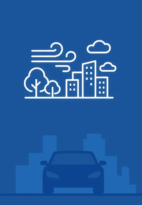 Zero tailpipe emissions improve urban air quality