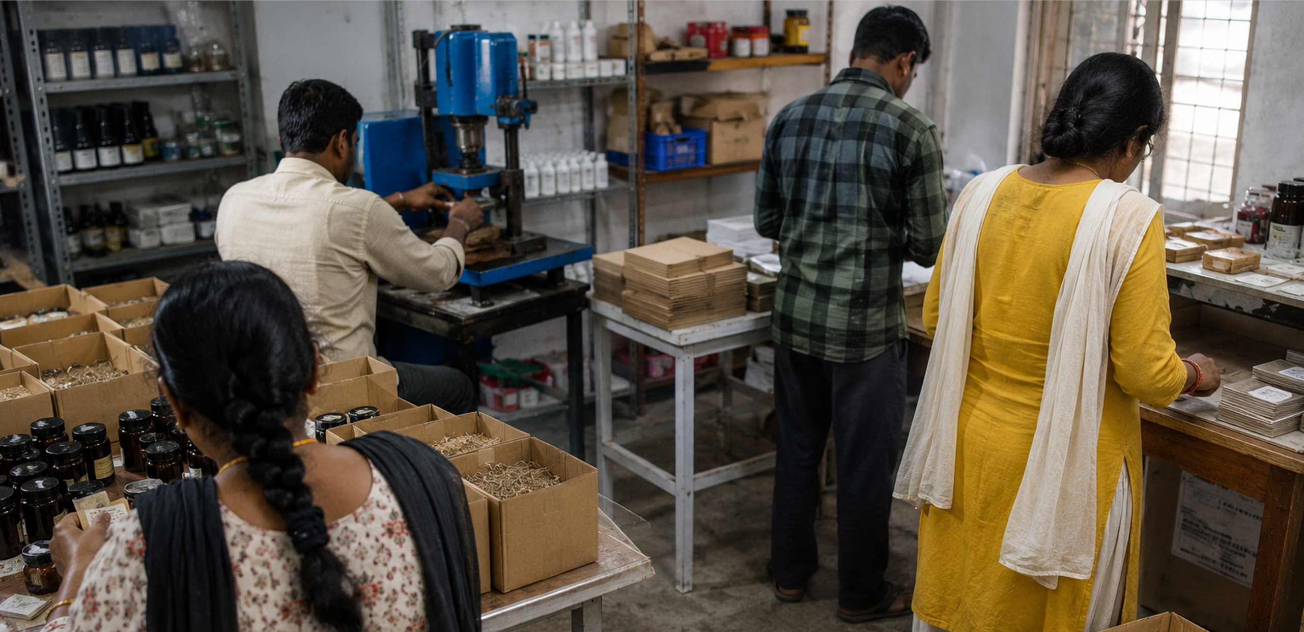 Small industries contributing to India's economic growth