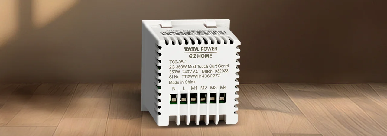 Tata Power EZ Home Wi-Fi Smart Curtain Open & Close Controller