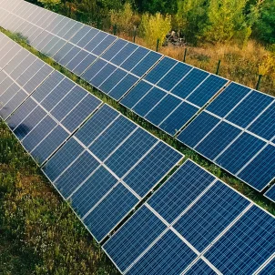 Efficient solar panel array by Tata Power for clean energy