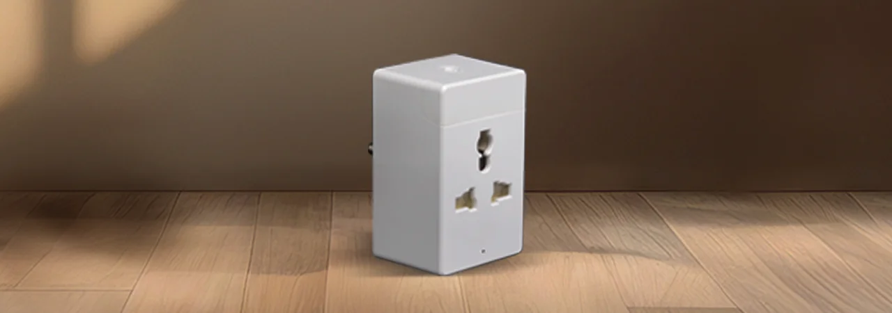 Tata Power EZ Home Smart Relay Plug 10A Landscape side View