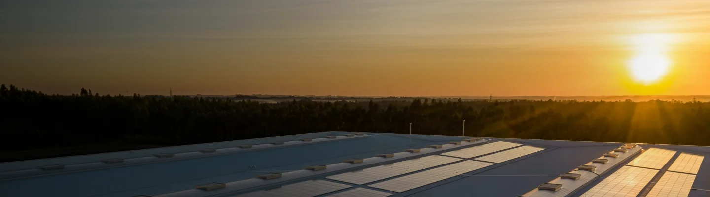 Rooftop solar panels symbolizing power trading in India
