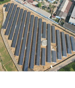 Residential building with Tata Power solar rooftop panels