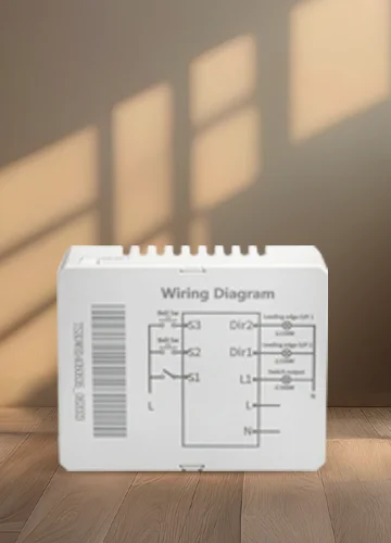 Tata Power EZ Home Wi-Fi Smart 2 Way 2 Channel LED Light Dimmer 1 Channel Switch Convertor, Retrofittable Back View