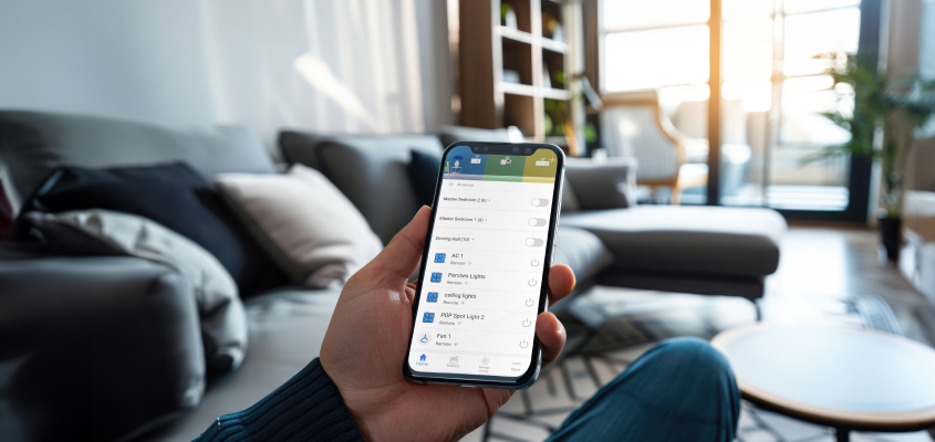 Smartphone-enabled smart home control promoting convenient and sustainable living