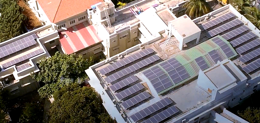 Tata Power residential rooftop solar installation