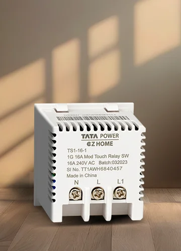 Tata Power EZ Home Wi-Fi Smart Premium Modular Touch Switch 16A Back View