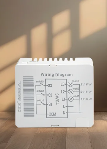 Tata Power EZ Home Wi-Fi Smart Switch Convertor 16A 3 Channel 2-Way, Retrofittable Back View