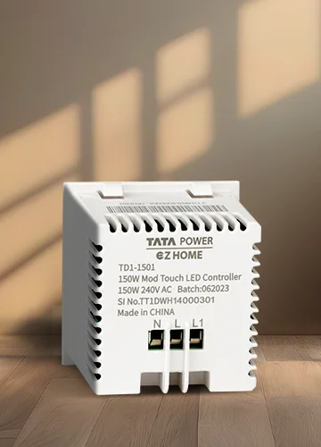 Tata Power EZ Home Wi-Fi Smart Premium Modular Touch LED Light Dimming Controller Back View