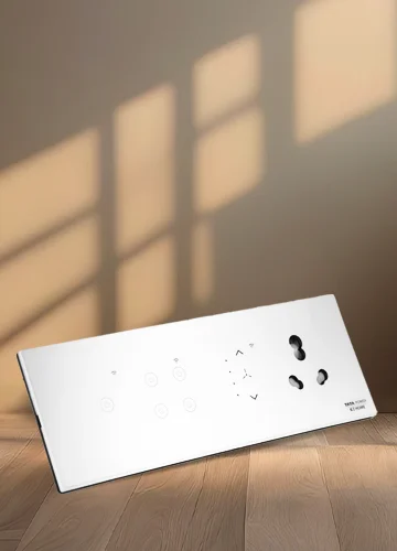 Tata Power EZ Home Wi-Fi Smart Elite Touch Panel Switch White