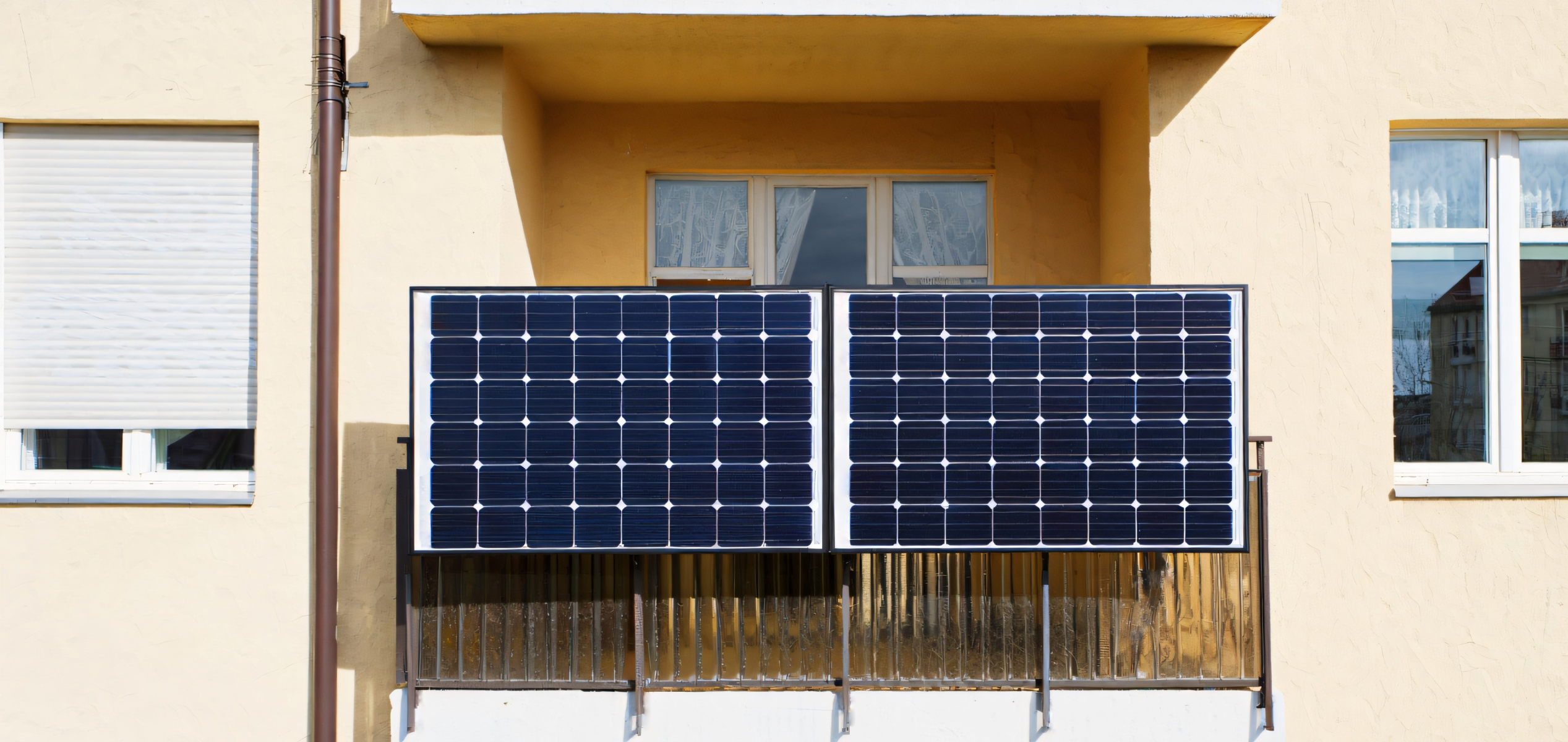 Balcony solar energy generation Panels