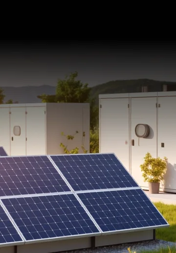 Solar panels installed on apartment balcony