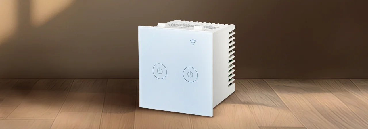 Tata Power EZ Home Wi-Fi Smart Switch 5A 2 Channel Side View