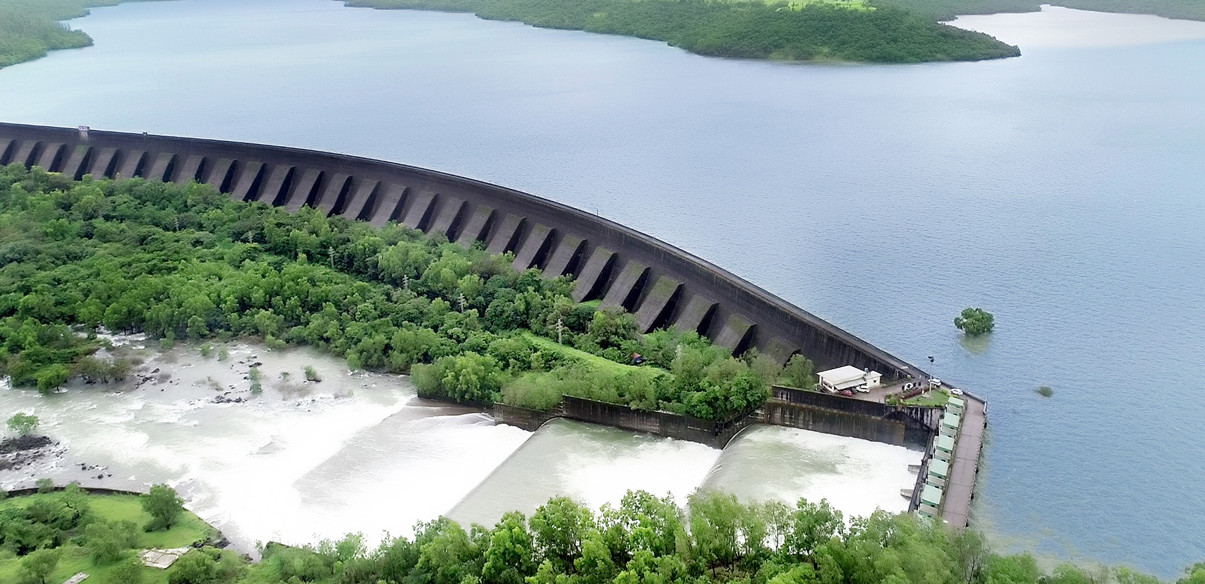 Bhira project - Mulshi reservoir supporting Tata Power Bhira hydro