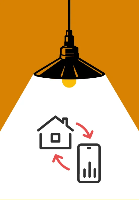 Connected motion sensor lights for smart homes