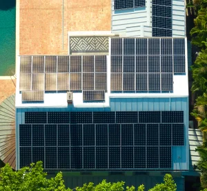 Residential building with Tata Power solar rooftop panels