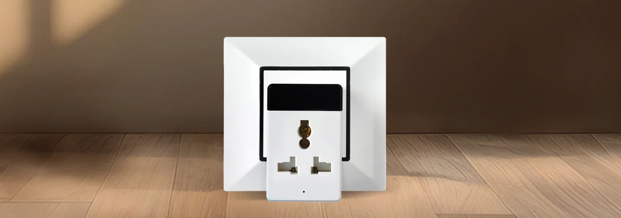 Tata Power EZ Home Wi-Fi Smart IR Blaster Universal Remote Plugged Landscape View