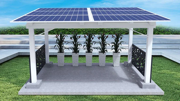 Breeze Corner solar terrace with CNC jali detailing