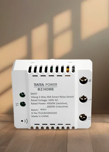 Tata Power EZ Home Wi-Fi Smart Switch Convertor 16A 3 Channel 2-Way, Retrofittable