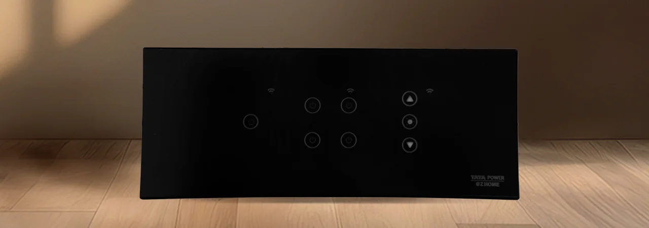 Tata Power EZ Home Wi-Fi Smart Elite Touch Panel Switches Landscape View