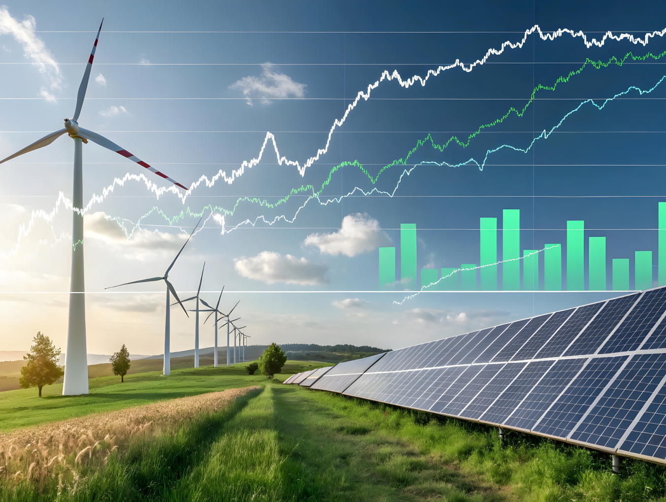 Illustration of energy portfolio management