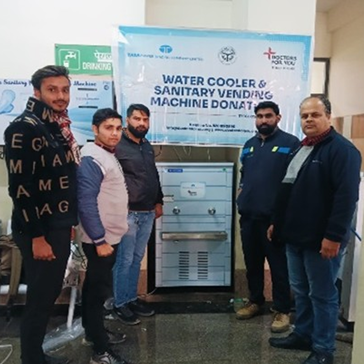 TPTCL initiative providing clean water, sanitary facilities, and care for the elderly