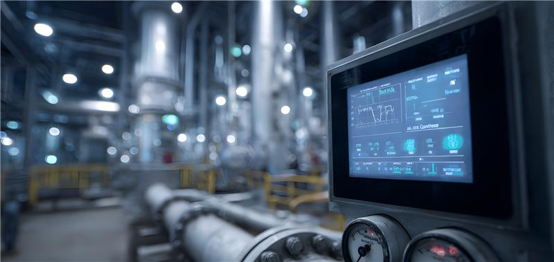 Smart energy management system dashboard in a factory