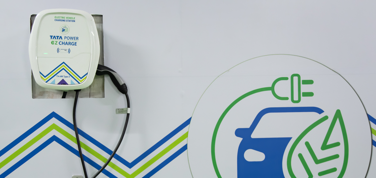 Tata Power EZ Charge electric vehicle charging station with 7.4 kW Type 2 charger
