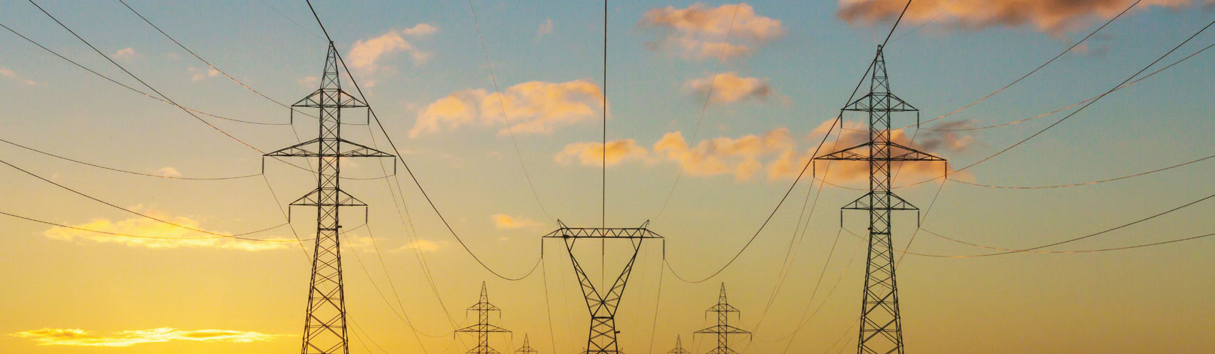 Transmission towers and field engineer
