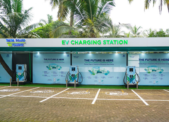 TATA.ev MegaCharger EV charging station